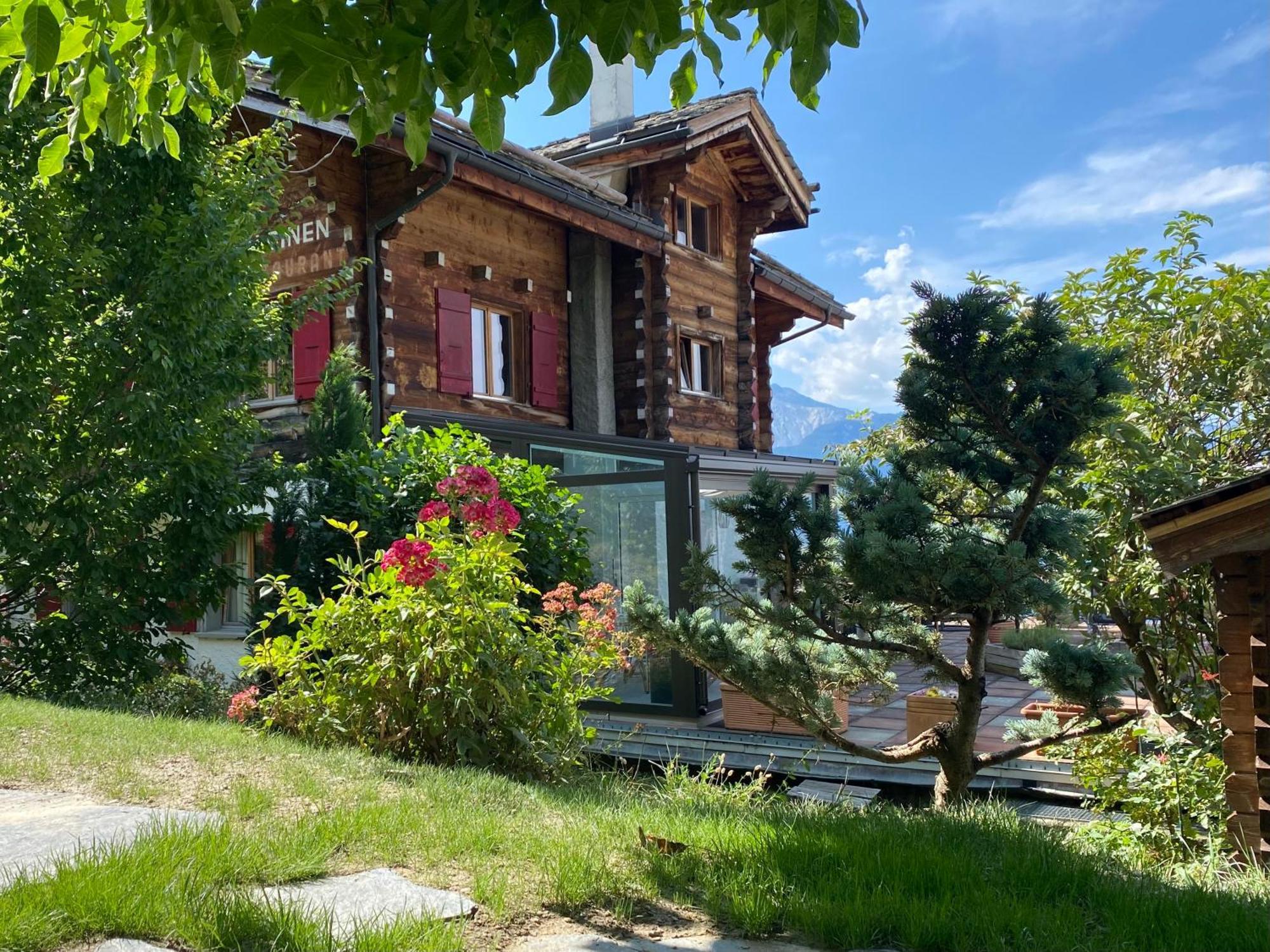 La Demeure Des Elfes Bed & Breakfast Albinen Exterior photo